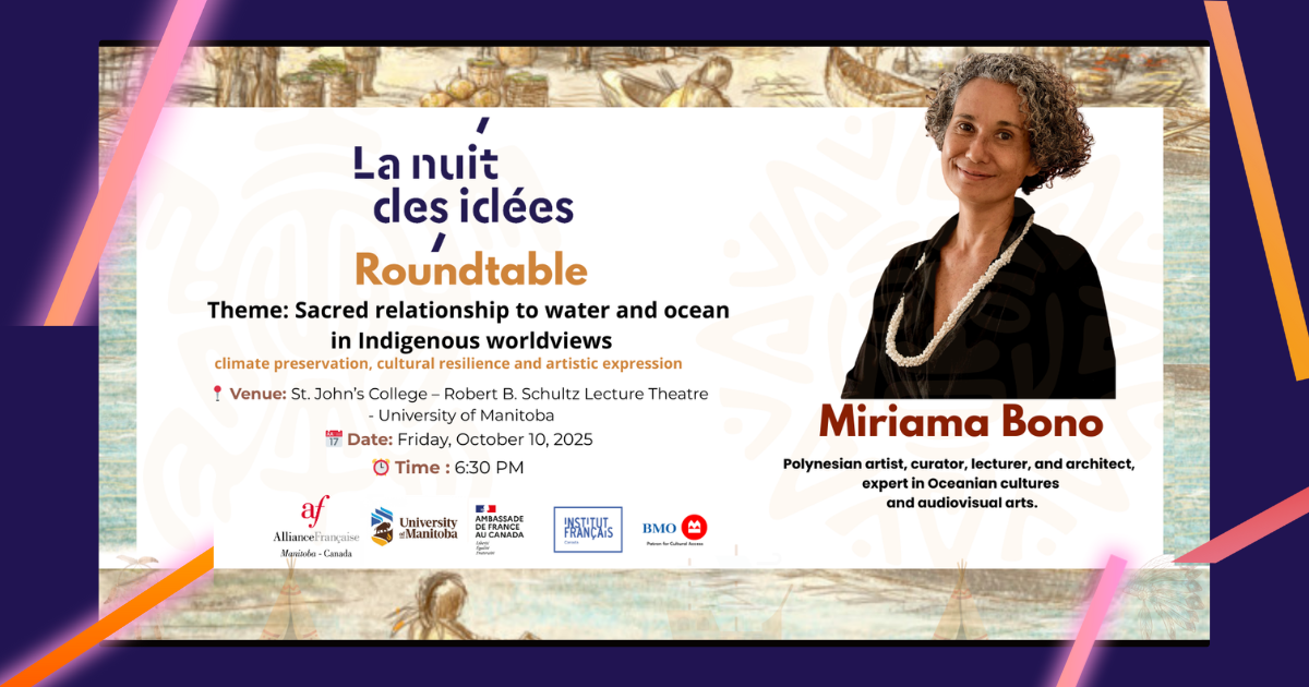 Night of Ideas 2025 – Exploring Indigenous Connections to Water and Ocean