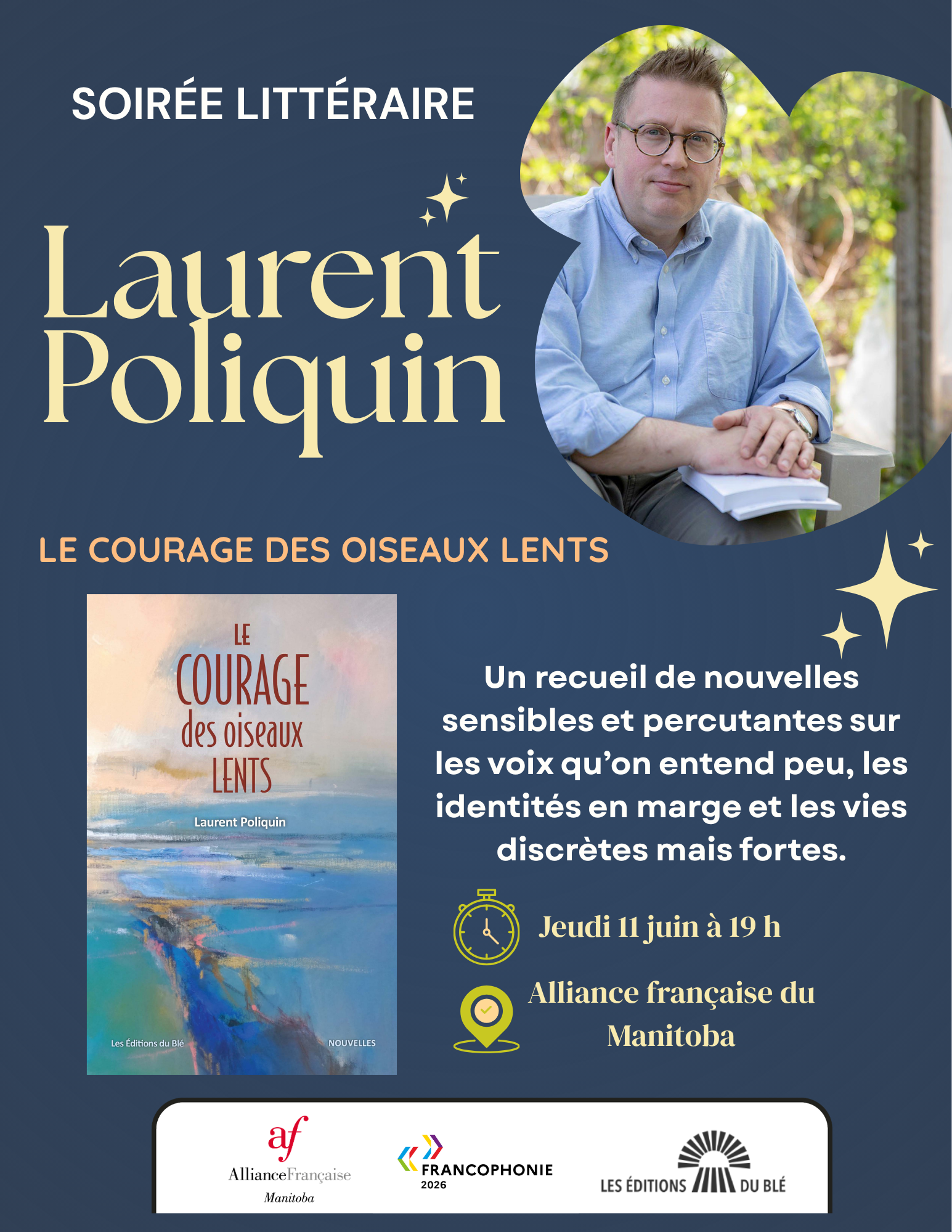 Une rencontre littéraire - laurent poliquin