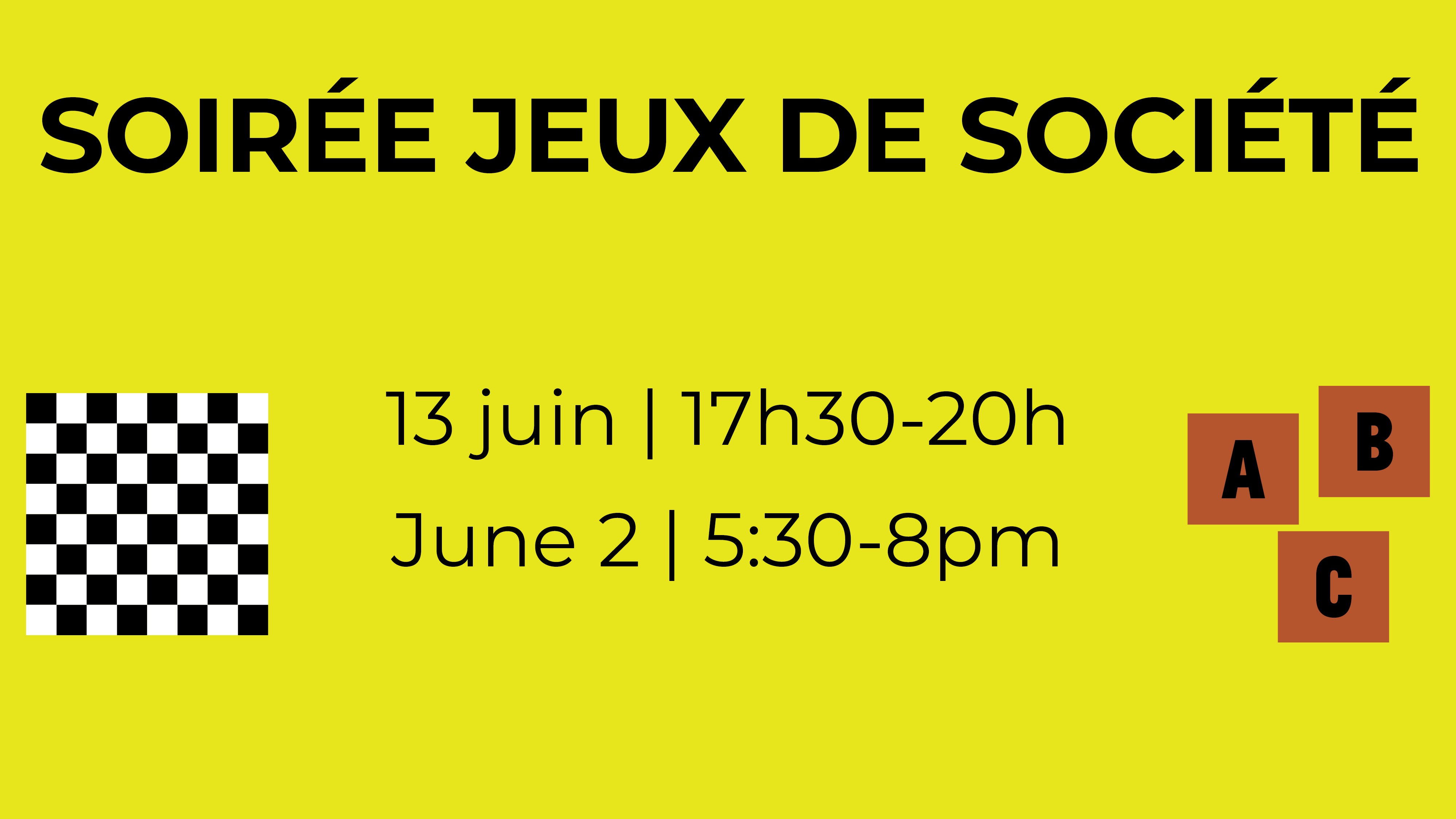 Soirée jeux en français