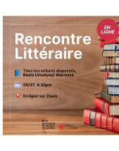 Rencontre littéraire: Beata Umubyeyi Mairesse