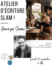 Atelier d'écriture slam